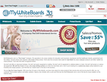 Tablet Screenshot of mywhiteboards.com